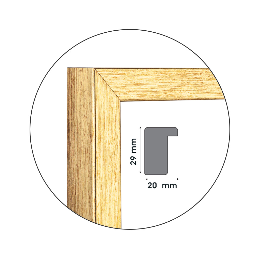 Ramă Reddish Gold | 2,0 cm